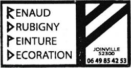 Logo de l'artisan Renaud Drubigny Peinture Décoration