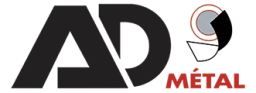 Logo AD Métal — Serrurier — à Croismare