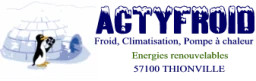 Logo Actyfroid — Frigoriste & Climatisation — à Thionville