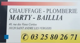 Logo Marty Baillia Chauffage Plomberie — Chauffagiste — à Laines-aux-Bois