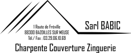 Logo BABIC SARL — Couvreur - Charpentier — à Barville