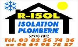 Logo R-Isol — Plaquistes & Isolations intérieures — à Yutz