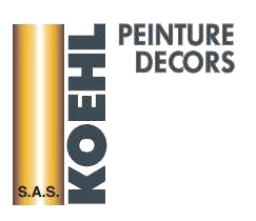 Logo Koehl Peintures — Peintre — à Mulhausen
