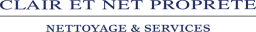 Logo Clair et Net Propreté Sarl — Nettoyage industriel & Domestique — à Mardeuil