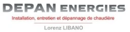 Logo Depan'Energies — Chauffagiste — à Budling