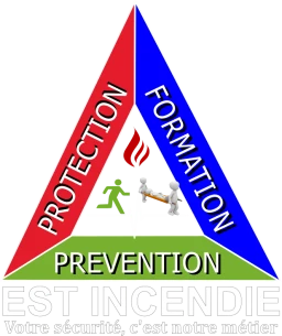 Logo Est Incendie — Sécurité & Surveillance — à Ludres