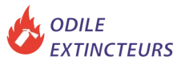 Logo Odile Extincteurs — Sécurité & Surveillance — à Étival-Clairefontaine
