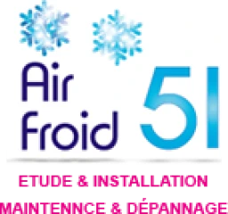 Logo Air Froid 51 — Frigoriste & Climatisation — à Courtisols