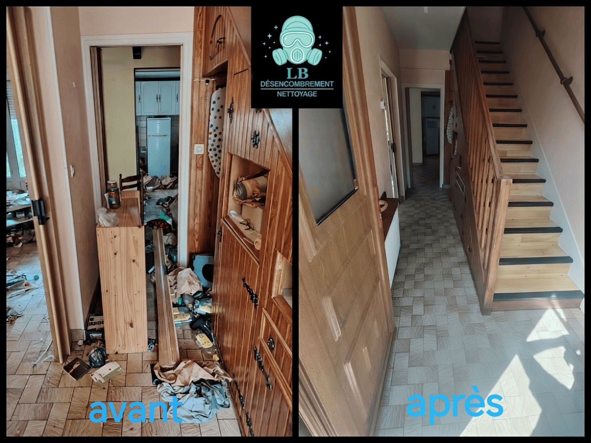 Réalisation 1 — lb désencombrement — Nettoyage industriel & Domestique — à Vierzon